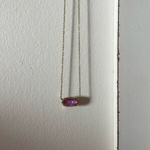 SOLD Pink and Gold Kendra Scott Necklace